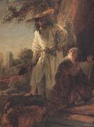 Details of Christ appearing to Mary Magdalen (mk33) REMBRANDT Harmenszoon van Rijn